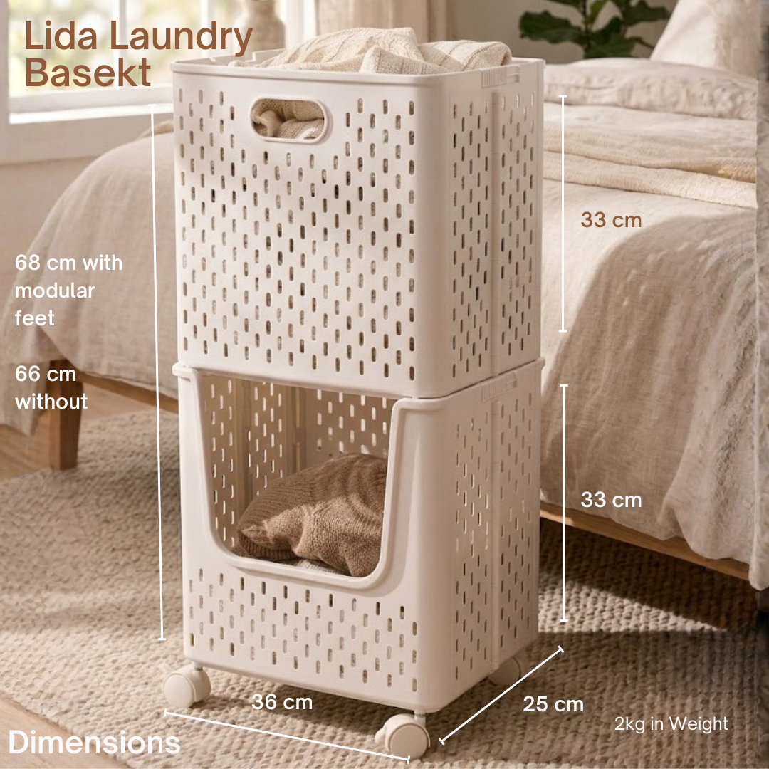 Lida Foldable Laundry Basket