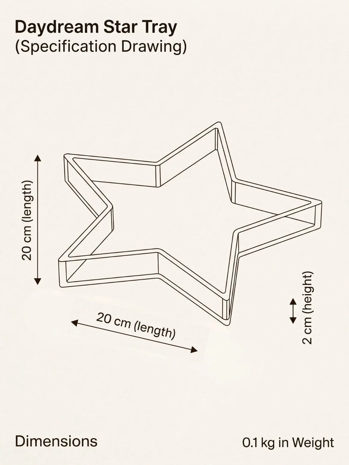 Daydream Star Tray