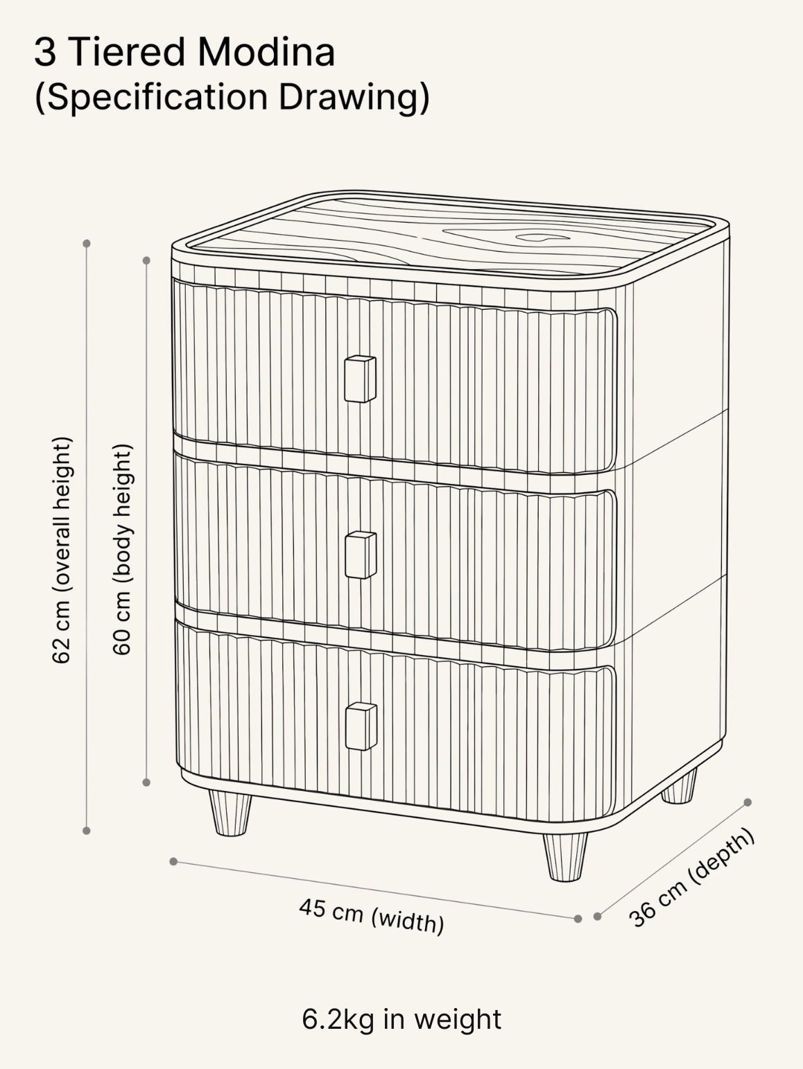 Modina Drawer
