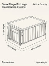 Seoul Foldable Cargo Bin